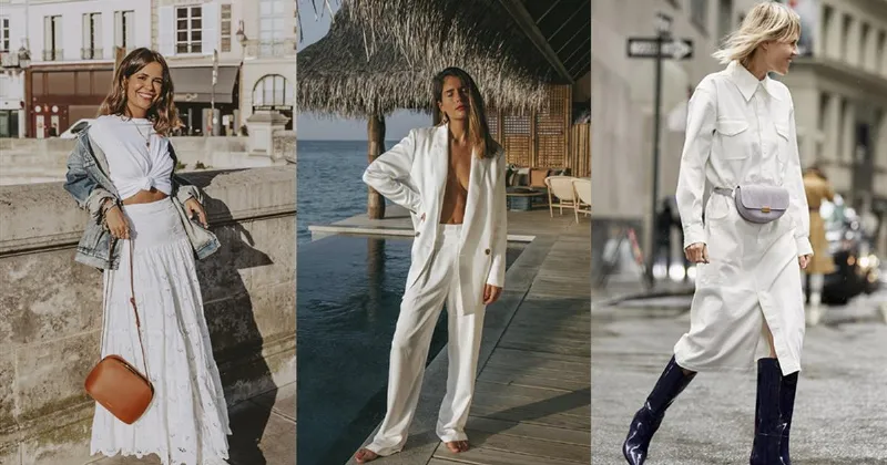 Experimenta con tonalidades de blanco en la moda urbana