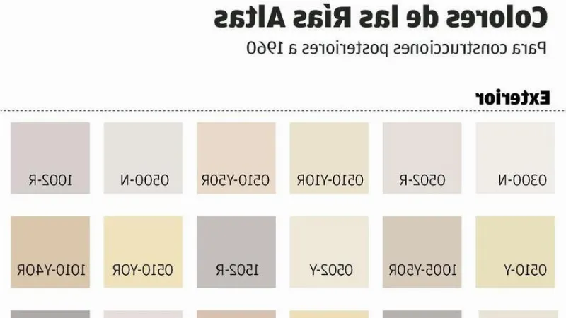 Una paleta de colores inspirada en tonalidades blancas